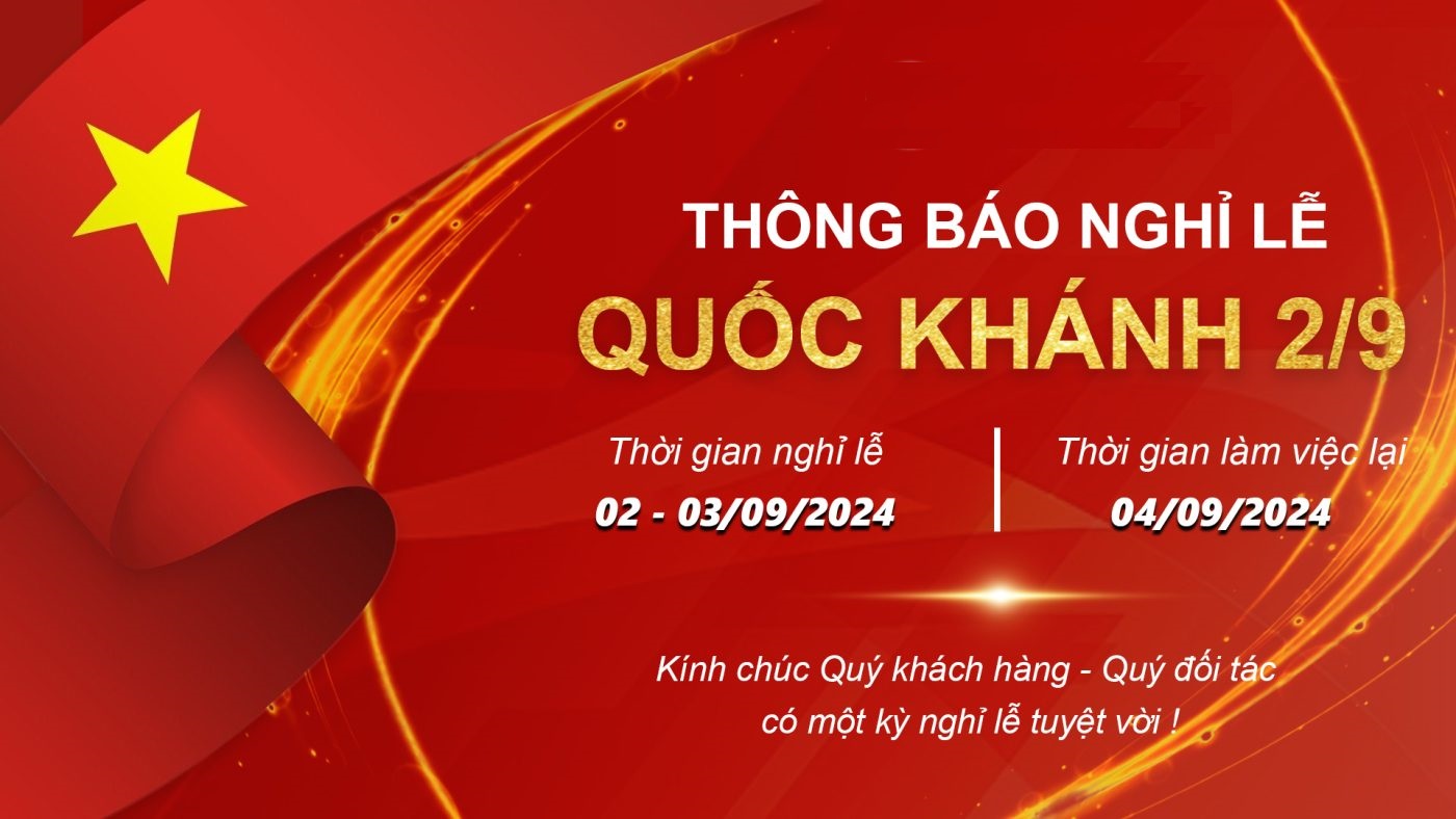 HƯỚNG DẪN NGHỈ LỄ QUỐC KHÁNH 02/9